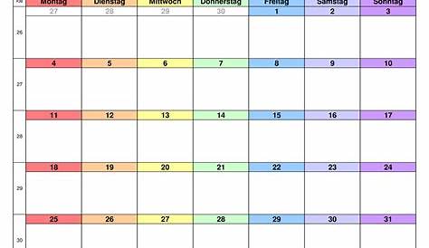 Kalender Juli 2022 als PDF-Vorlagen