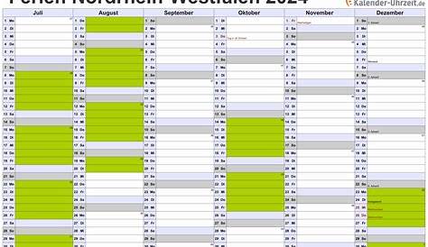 Kalender 2024 Berlin: Ferien, Feiertage, Excel-Vorlagen