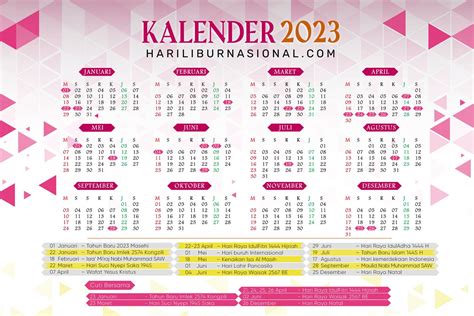 kalender 2023 libur nasional