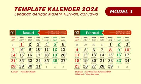 kalender 2024 lengkap dengan hijriyah cdr