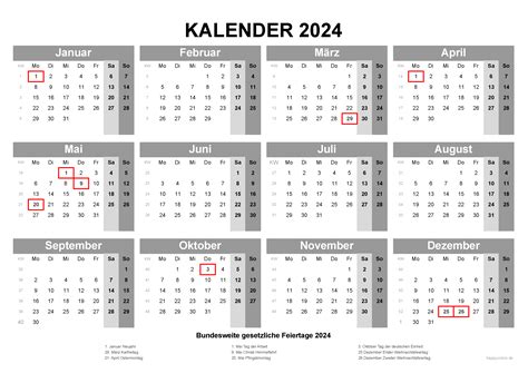 kalender 2024 mit kalenderwoche