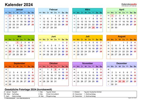 kalender 2024 pdf kostenlos