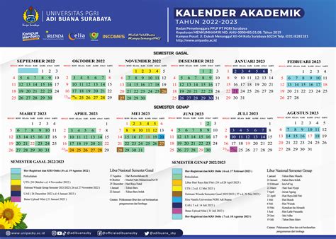 kalender akademik unri 2022/2023