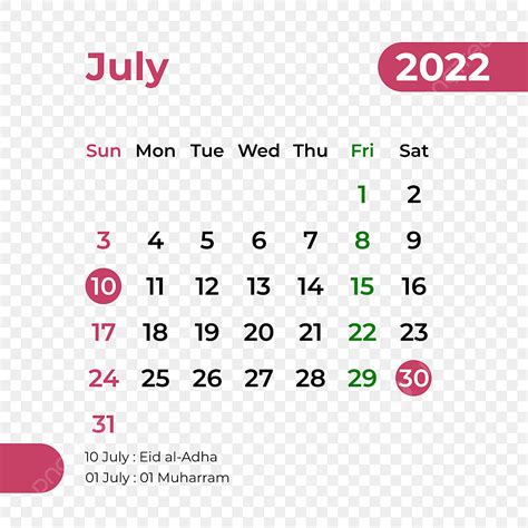 kalender bulan juli 2022 indonesia