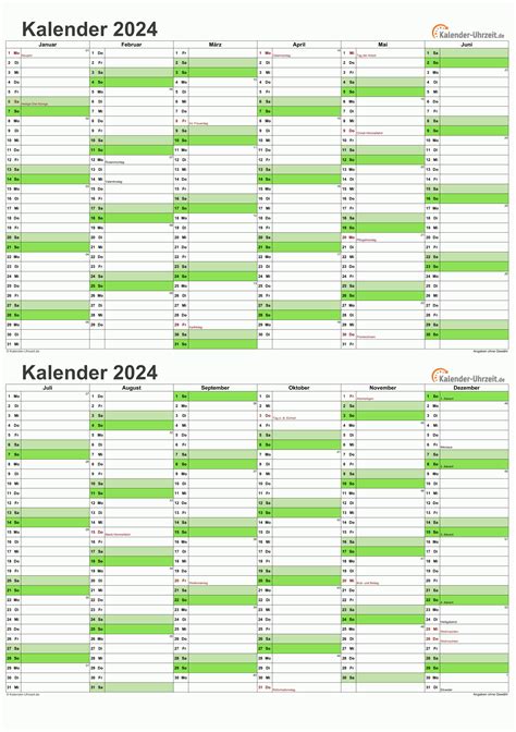 Kalender In Excel 2024