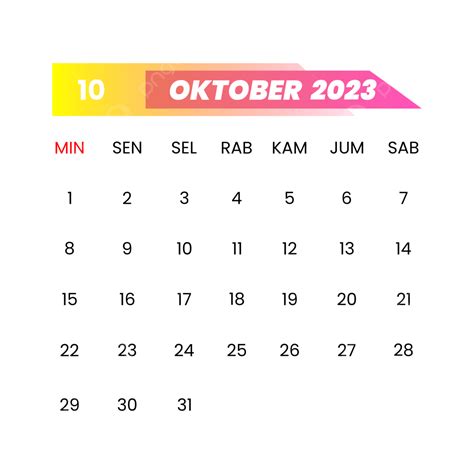 kalender indonesia oktober 2023