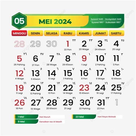 kalender mei 2024