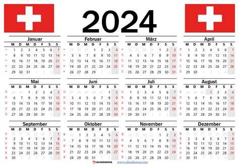 Kalender-2024-Schweiz-Querformat-2-Seiten