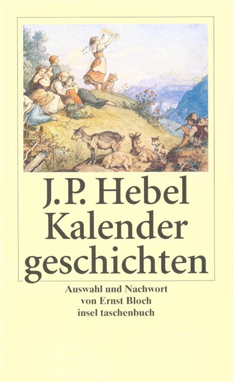 kalendergeschichten von johann peter hebel