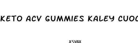 Kaley Cuoco Keto Acv