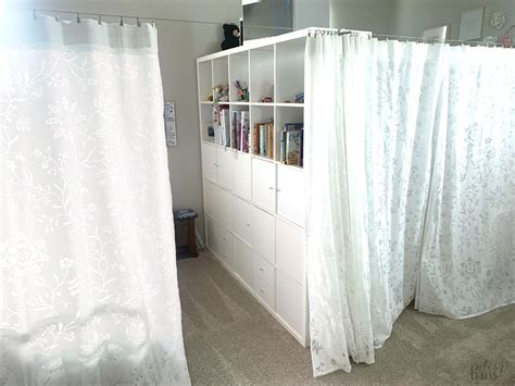 Kallax Divider with Curtains