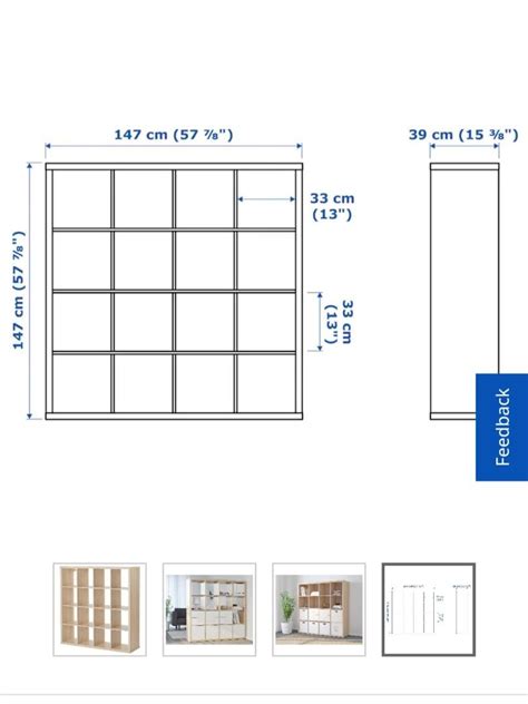 Kallax Storage Dimensions