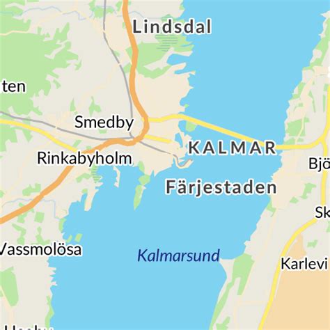 Vägkarta över Kalmar län 1731 Släktled