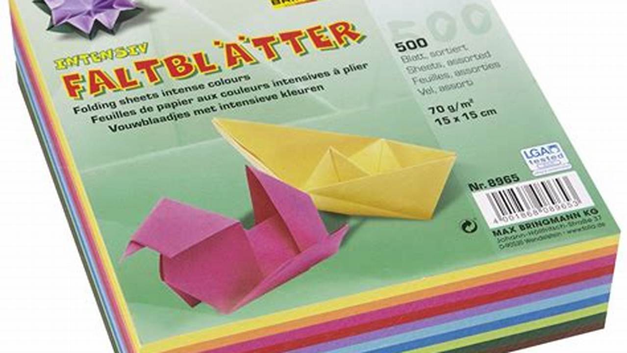 Kalunga Papel Origami: A Creative and Relaxing Pastime