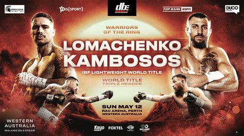 kambosos vs lomachenko date