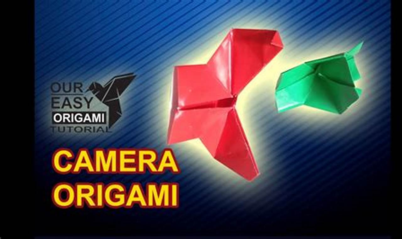 kamera origami anleitung