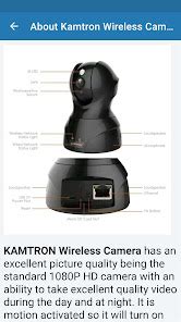 Kamtron Security Camera App
