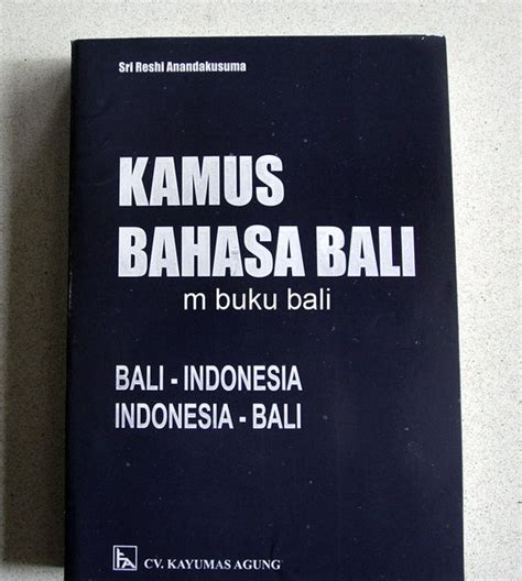 kamus besar bahasa bali