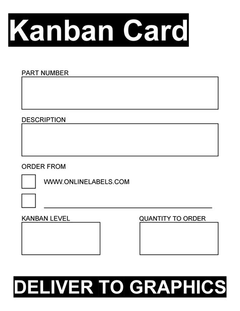 25 Printable Kanban Card Templates (& How to use them) ᐅ TemplateLab