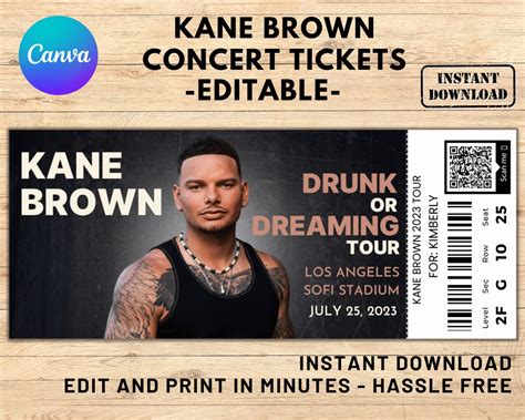 kane brown tickets 2023