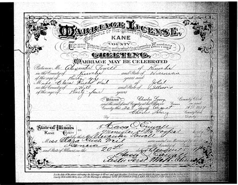 kane county illinois marriage license records