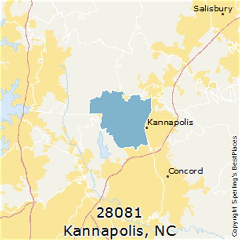 Kannapolis Nc Zip Code Map