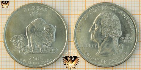 kansas 1861 2005 quarter worth