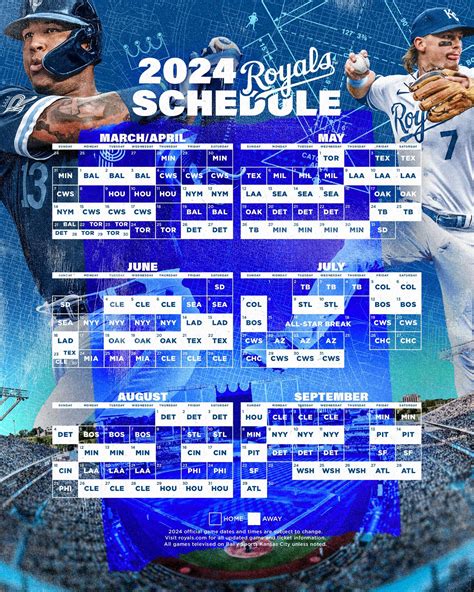 kansas city royals schedule 2024