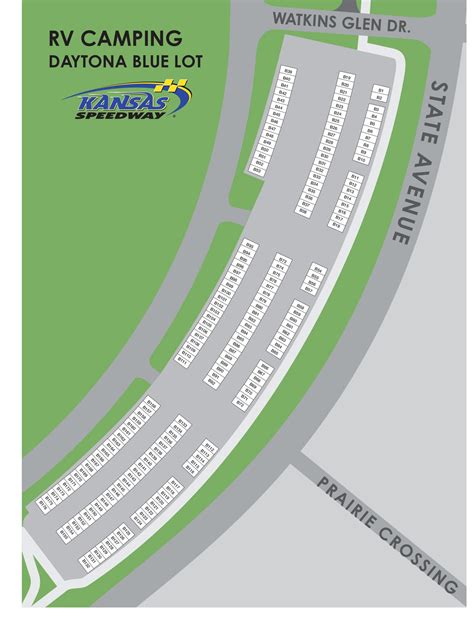 kansas speedway camping map