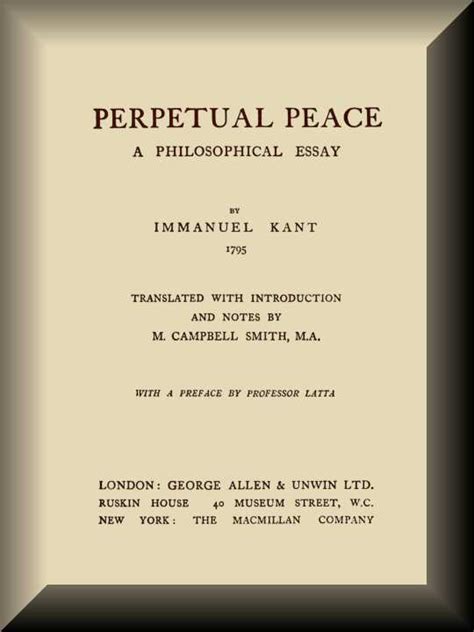 kant perpetual peace