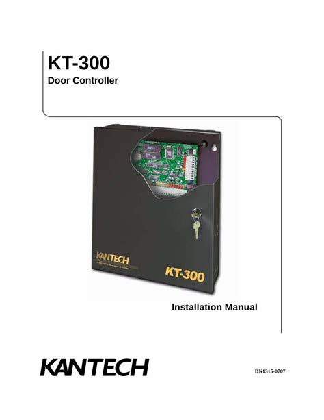kantech kt-300 manual