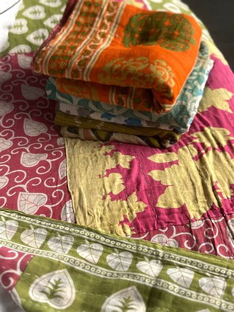 Kantha Throw Bed Runner