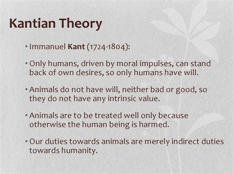 kantian ethics animals have rights