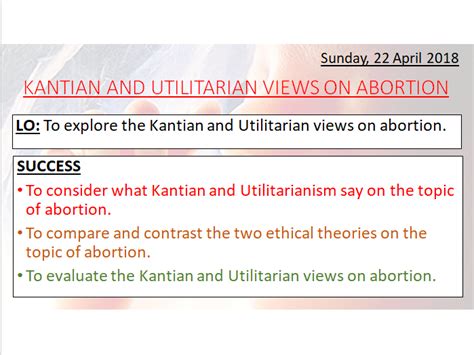 kantian ethics view on abortion