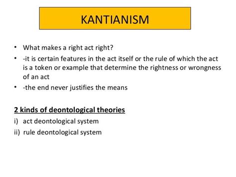 kantianism examples in real life