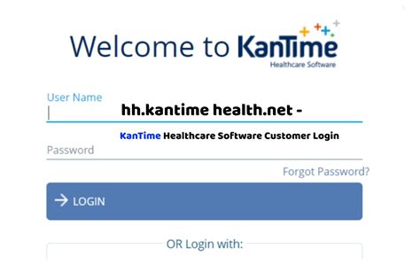 kantime hospice medicare login