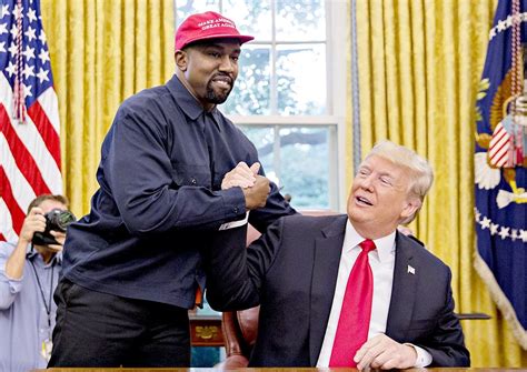 kanye west and president trump