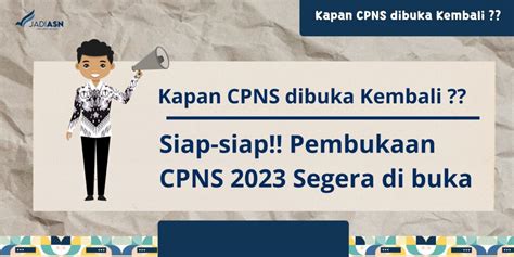 kapan cpns dibuka kembali