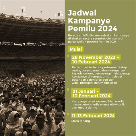 kapan mulai kapanye pemilihan presiden 2019