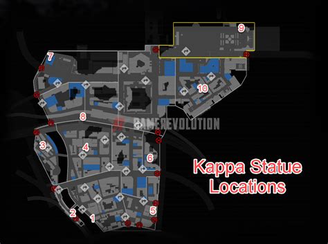Kappa Statues Locations