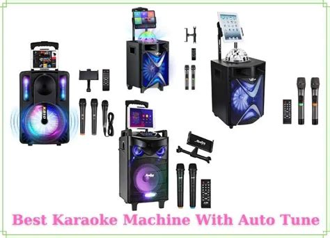 karaoke machine with auto tune