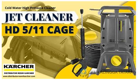 Karcher HD 5/11 Cage Soğuk Basınçlı Yıkama Makinesi 110 bar