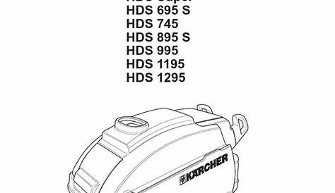Karcher Hds 745 Service Manual Wiring Diagram / Wiring Diagram