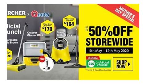 516 Feb 2020 Karcher Steam Vacuum Cleaner Promotion at
