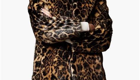 Karen Millen Longline Quilt Faux Fur Hood Coat, Black at