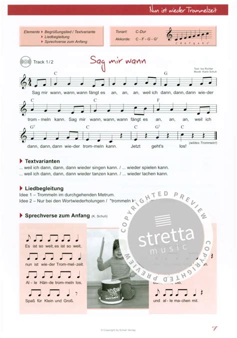 TrommelMusik im Kindergarten von Karin Schuh im Stretta Noten Shop