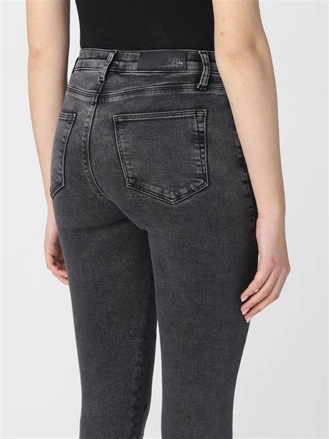 karl lagerfeld black denim bootcut jeans