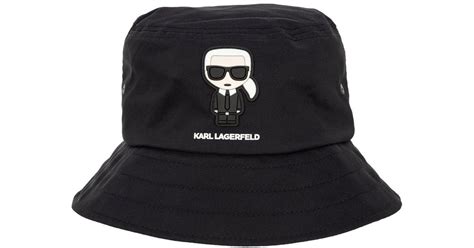 karl lagerfeld bucket hat