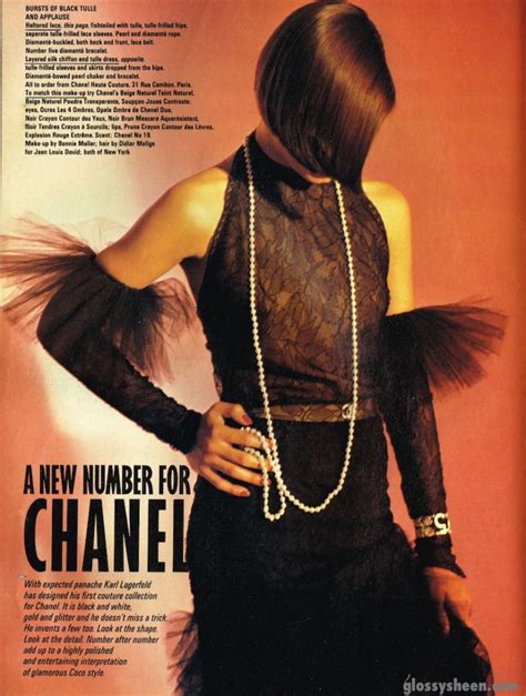 karl lagerfeld first chanel collection 1983