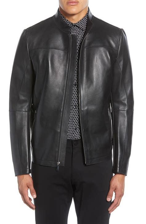 karl lagerfeld leather jacket